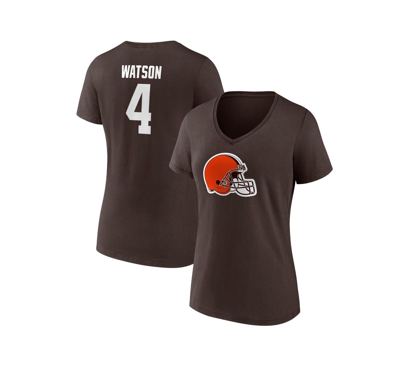 Женская футболка Fanatics Cleveland Browns Deshaun Watson V-Neck