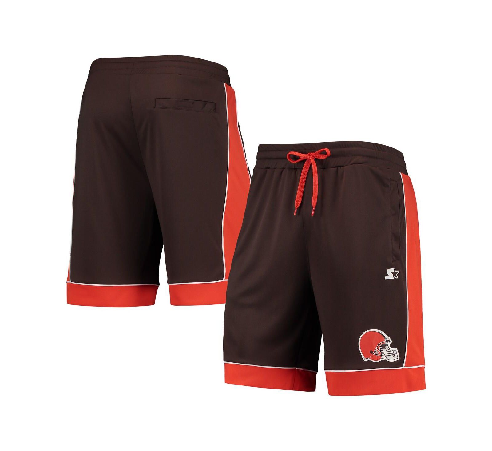 Men's Starter Brown, Orange Cleveland Browns Fan Favorite Fashion Shorts