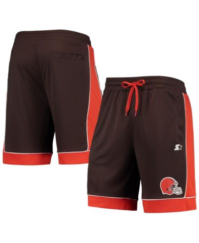 Мужские шорты Starter коричневого и оранжевого цвета Cleveland Browns Fan Favorite Fashion