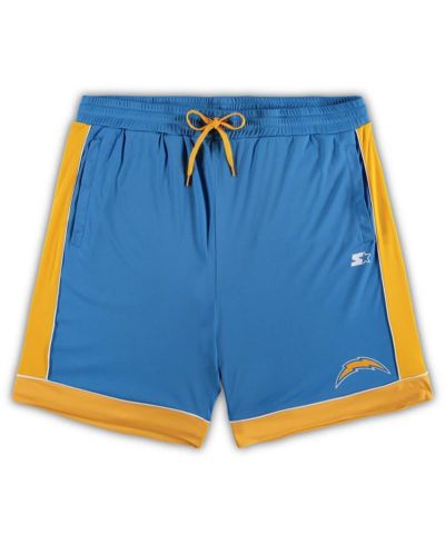Мужские шорты Starter Powder Blue, Gold Los Angeles Chargers Fan Favorite Fashion