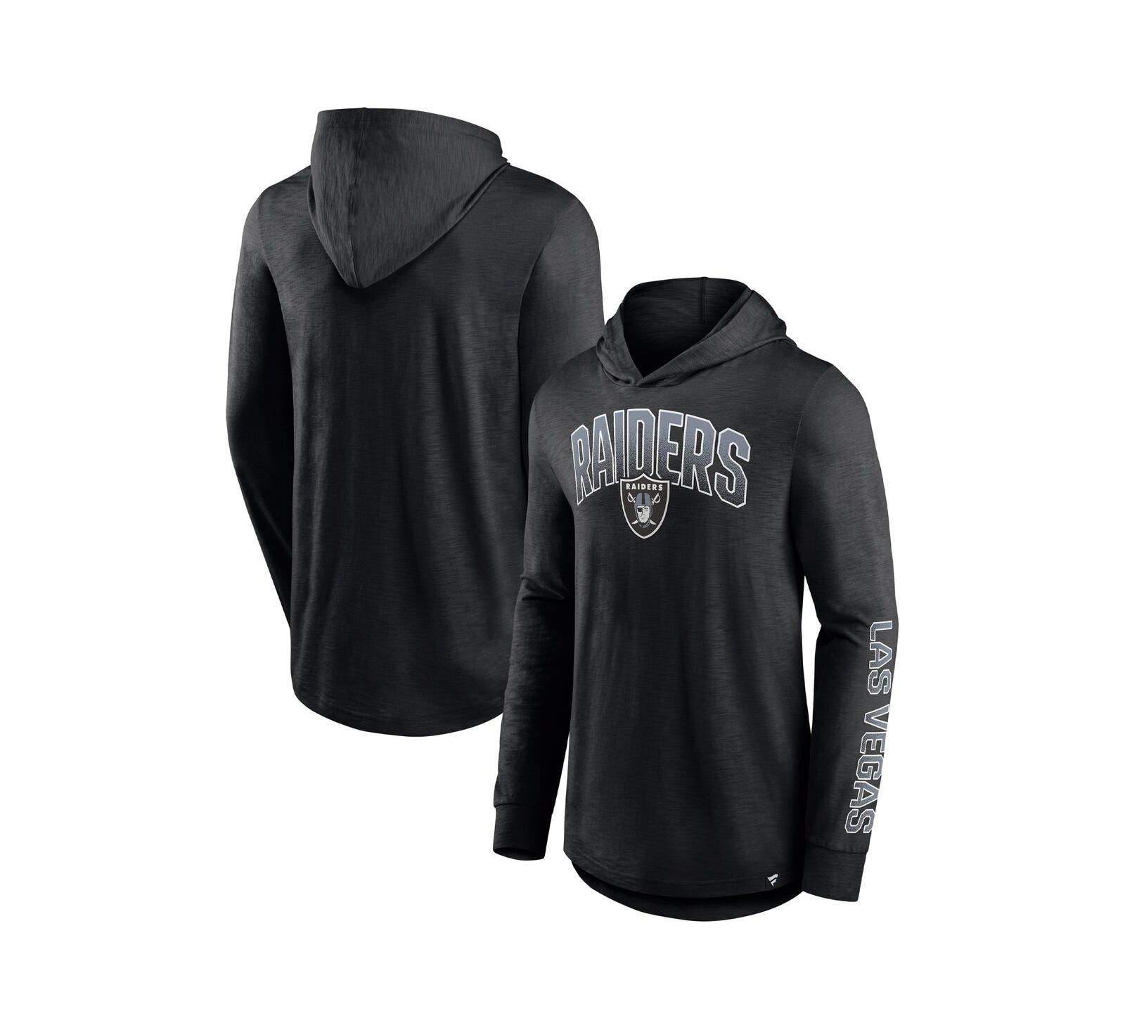 Мужское худи Fanatics Black Las Vegas Raiders Front Runner Pullover