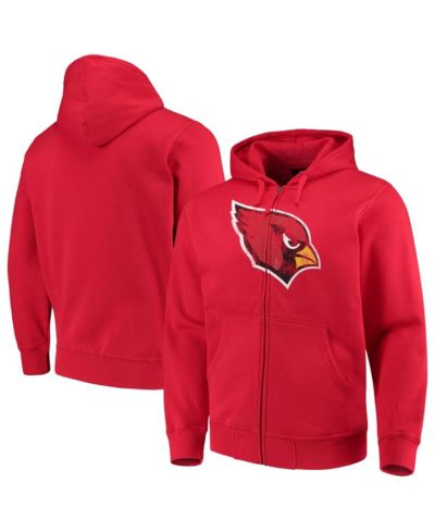 Men's G-III Sports by Carl Banks Cardinal Arizona Cardinals Primary Logo Full-Zip Hoodie