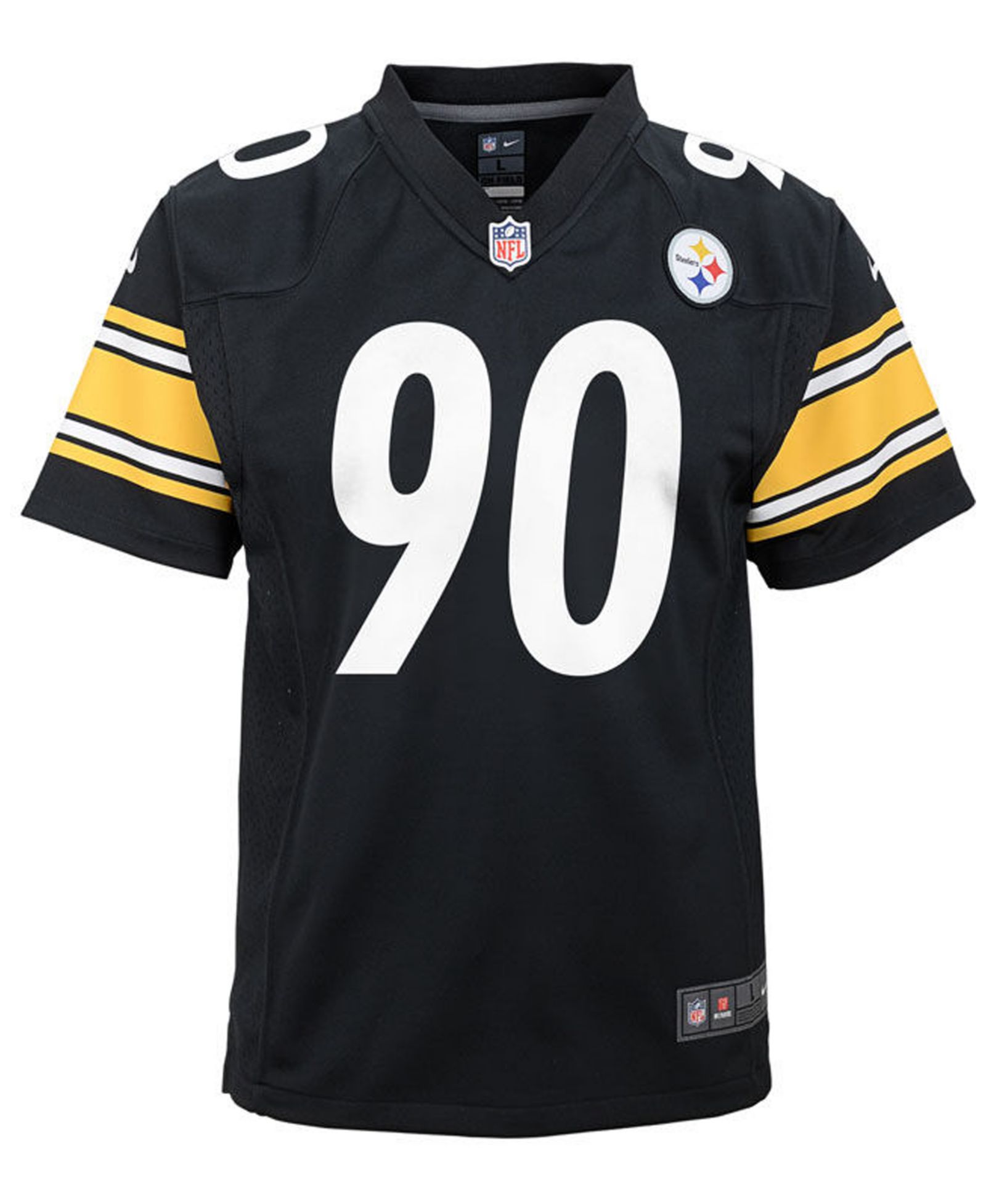 Nike Детский джерси игрока T.J. Watt Pittsburgh Steelers Color Rush Game