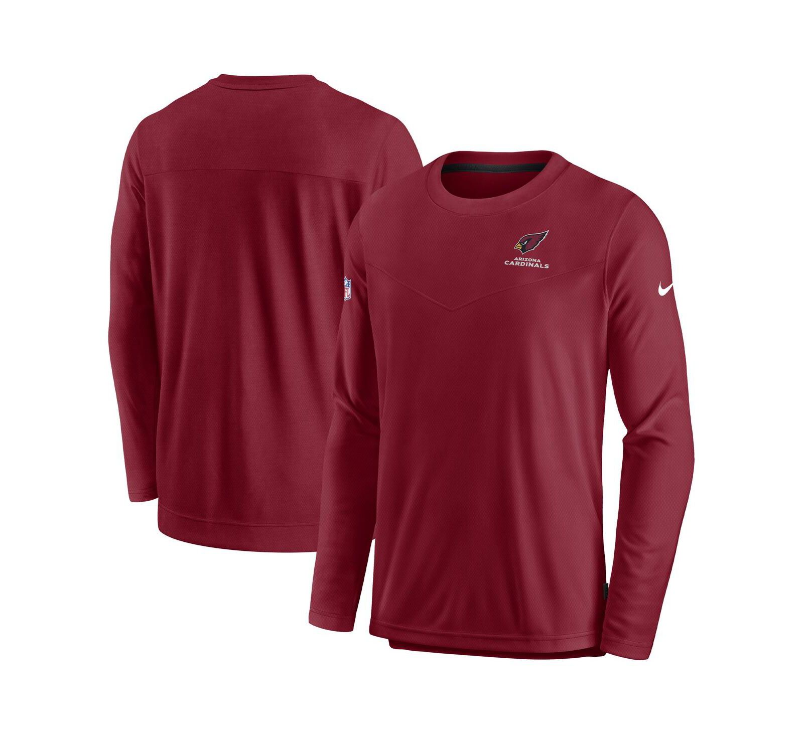 Мужская футболка Nike Cardinal Arizona Cardinals Long Sleeve
