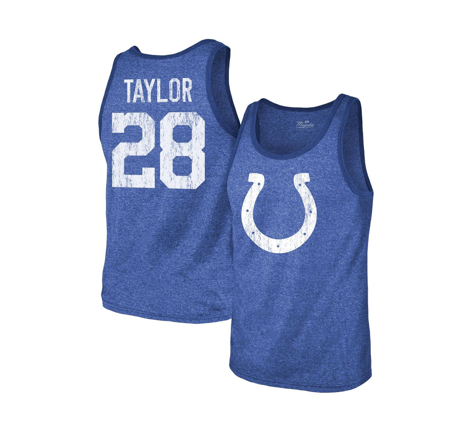 Мужской топ Majestic Threads Jonathan Taylor Indianapolis Colts
