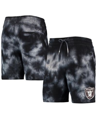 Мужские шорты New Era Black Las Vegas Raiders Tie-Dye