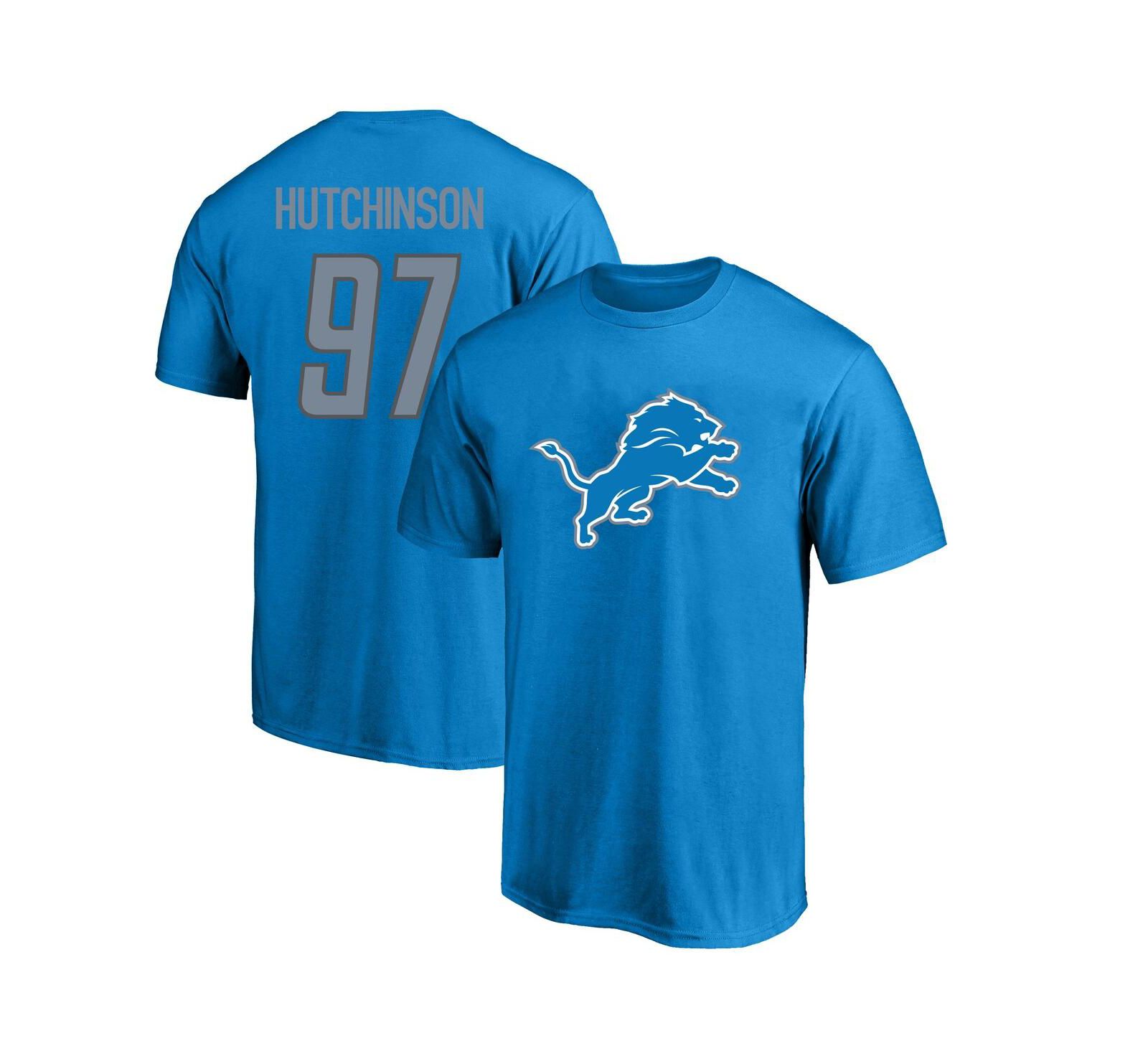 Мужская футболка Fanatics Aidan Hutchinson Detroit Lions Big and Tall