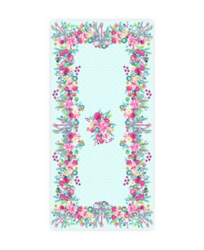 Laural Home Boho Christmas Tablecloth, 70" x 144"