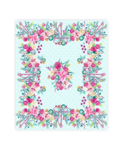Laural Home Boho Christmas Tablecloth, 70" x 84"