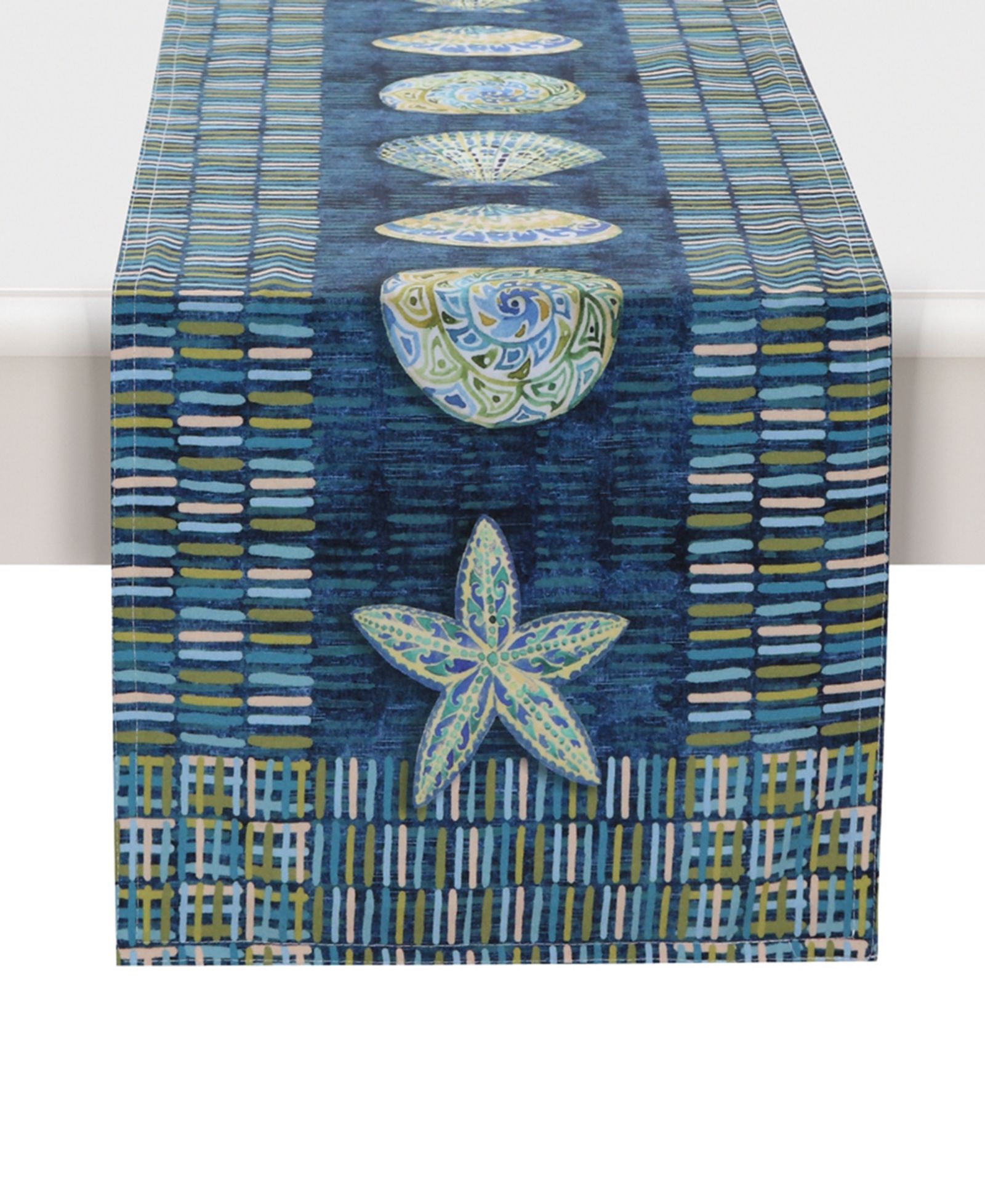 Ковровая дорожка Laural Home Embellished Shells, 13" x 90"