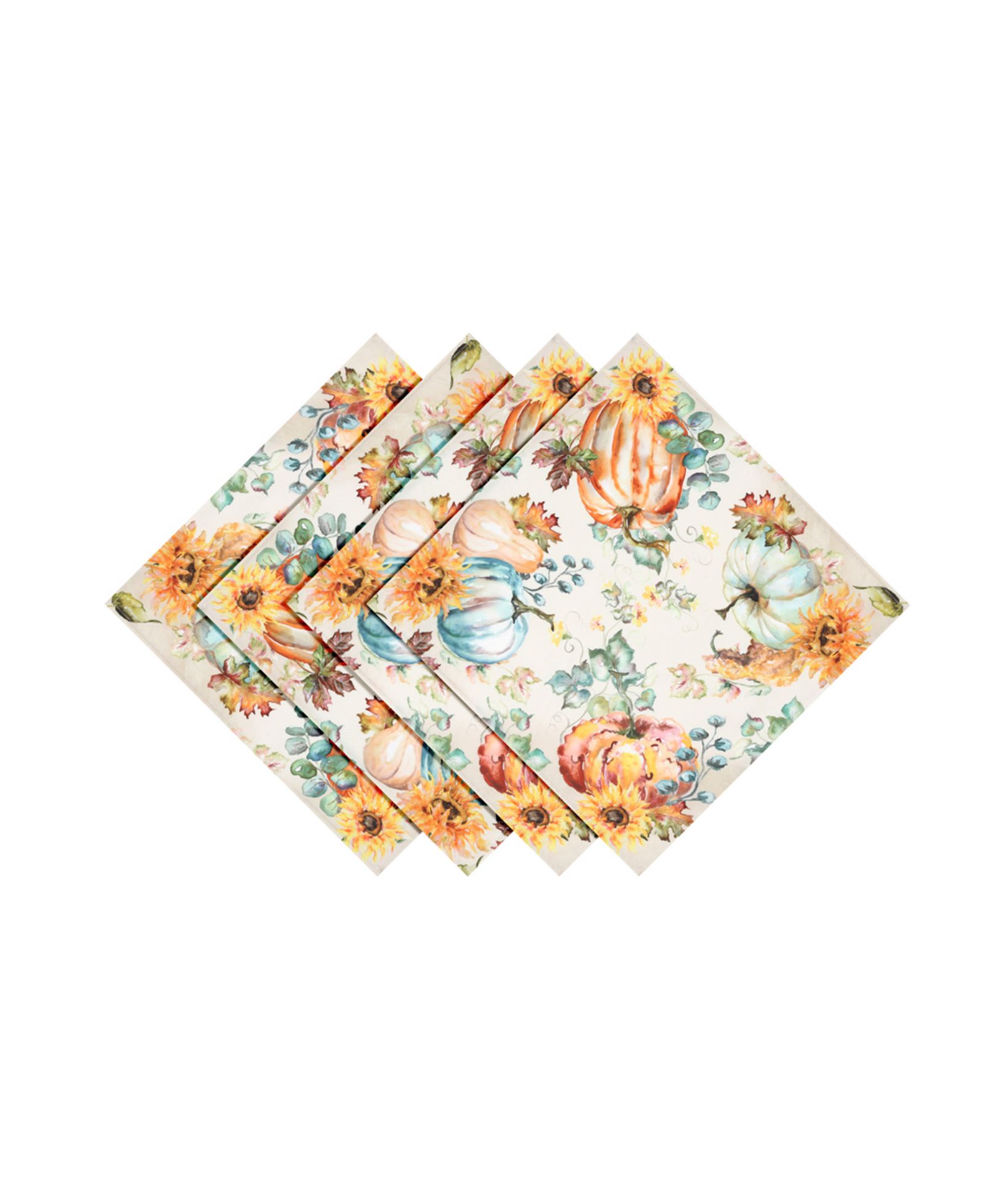 Набор из 4 салфеток Laural Home Harvest Sun 20" x 20"
