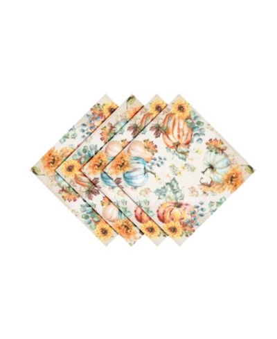 Набор из 4 салфеток Laural Home Harvest Sun 20" x 20"