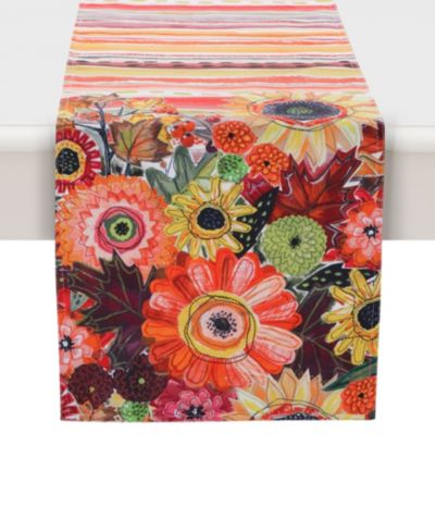 Laural Home Harvest Snippets Runner, 13" x 90"