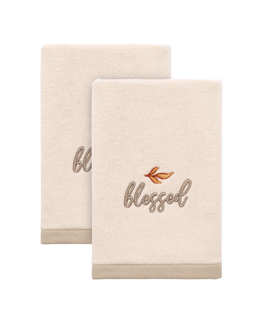 Набор полотенец для рук Avanti Grateful Patch Harvest 2-Pc., 18" x 12"