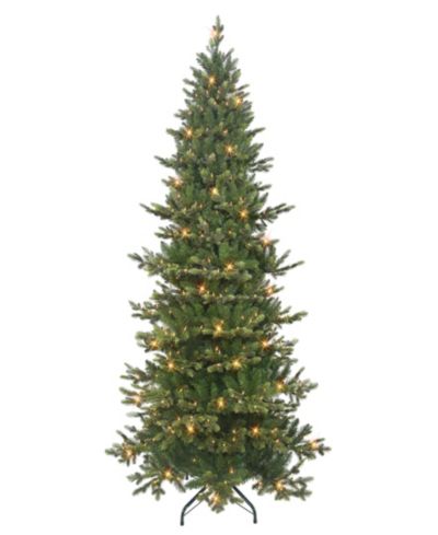 Puleo 7.5FT Pre-Lit Slim Royal Majestic Douglas Fir Downswept Tree