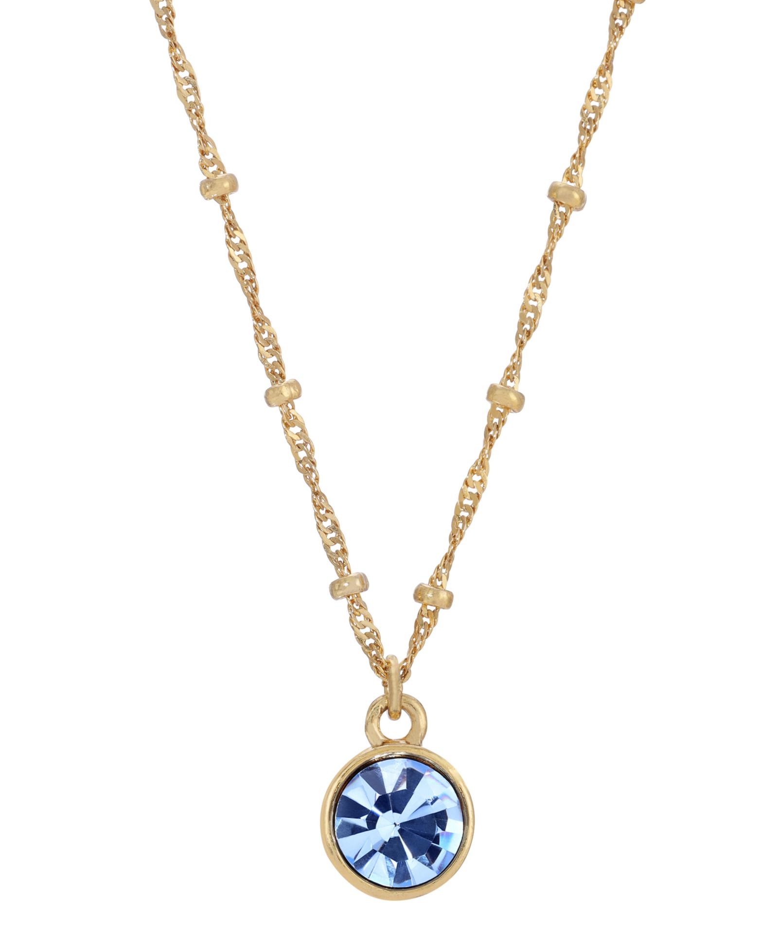 Подвески-кулоны 2028 14k Gold-Plated Blue Charming