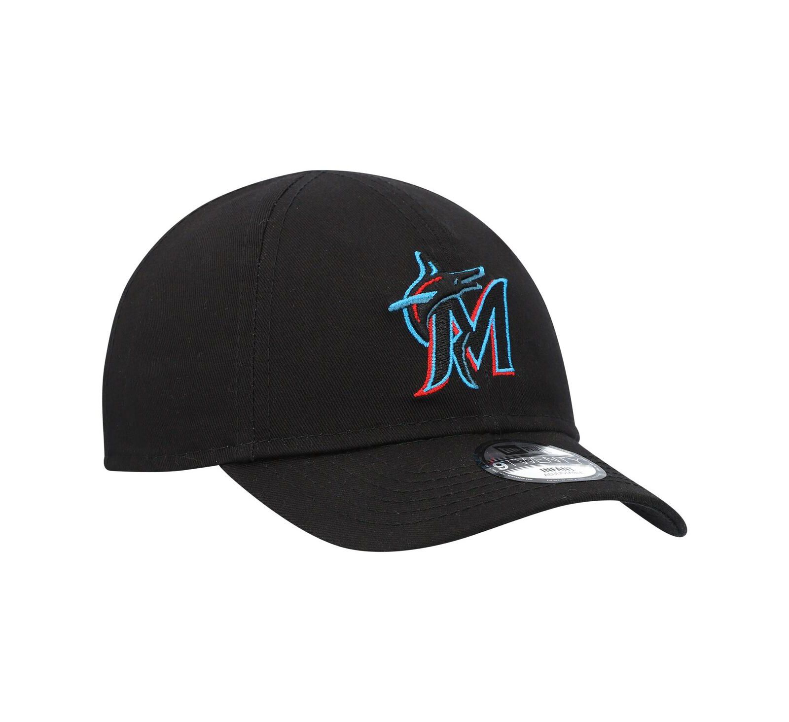 Детская кепка New Era Black Miami Marlins My First 9TWENTY Stretch Fit