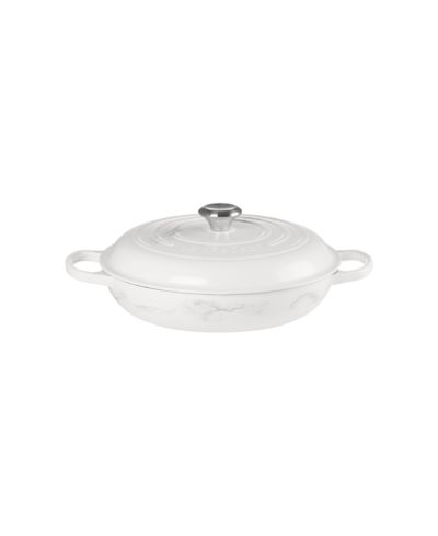 Бразильская сковорода Le Creuset Marble-Motif 3.5-Qt. эмалированное чугунное сотейник