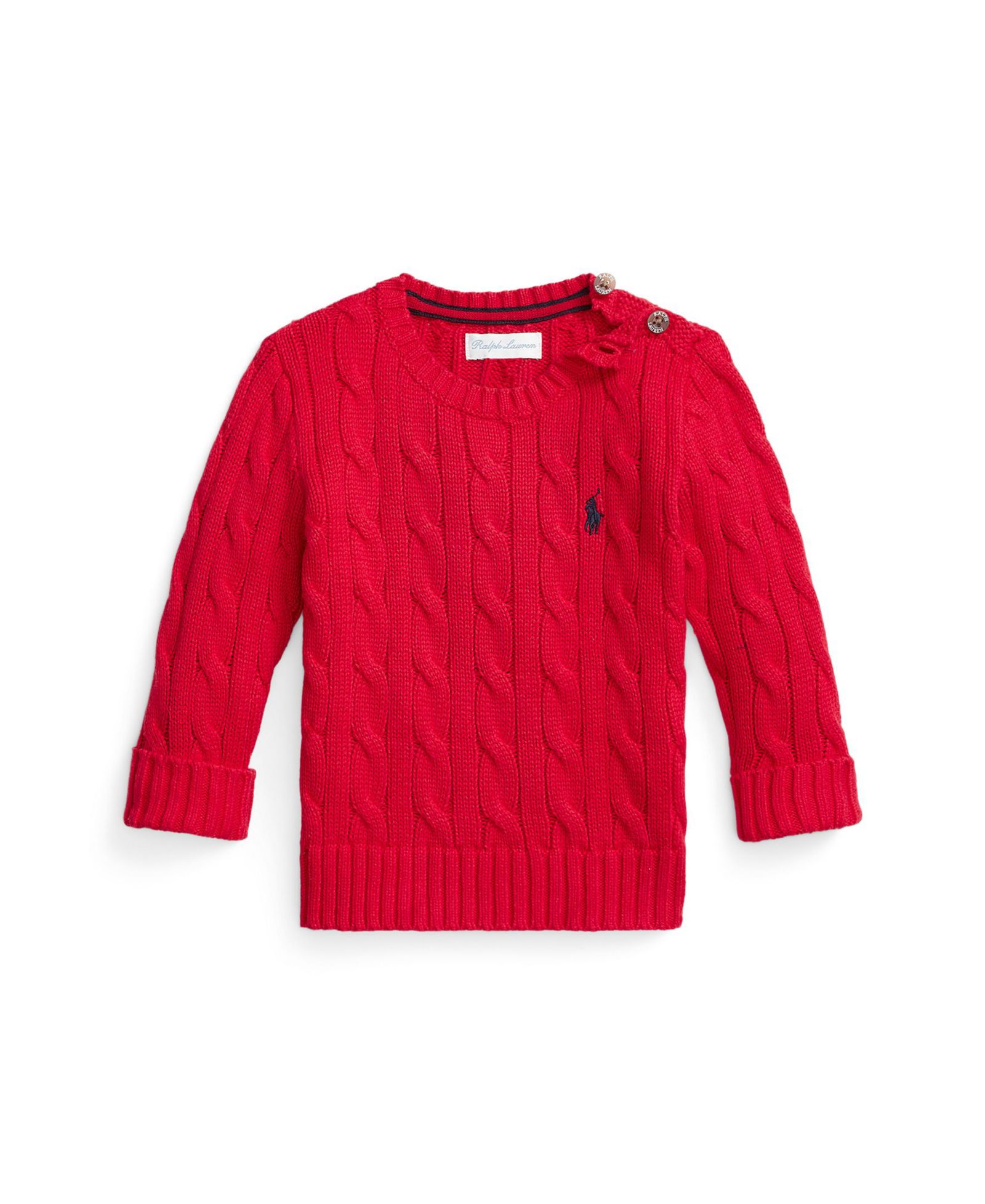 Polo Ralph Lauren Детский свитер с длинным рукавом из трикотажа в полоску