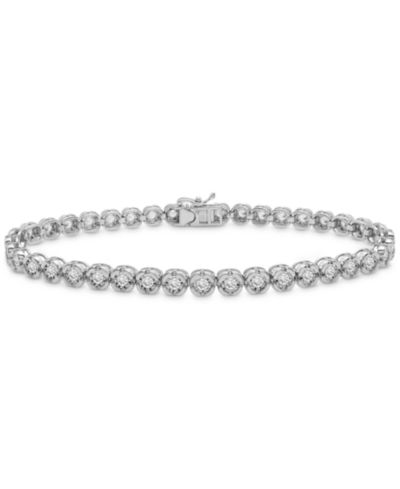 Men's Diamond Tennis Bracelet (1 ct. t.w.) in Sterling Silver