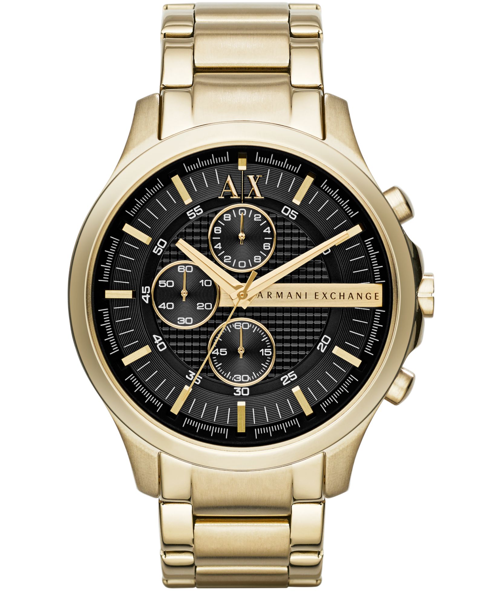 Мужские часы A|X Armani Exchange Gold-Tone Stainless Steel Bracelet 46mm AX2137