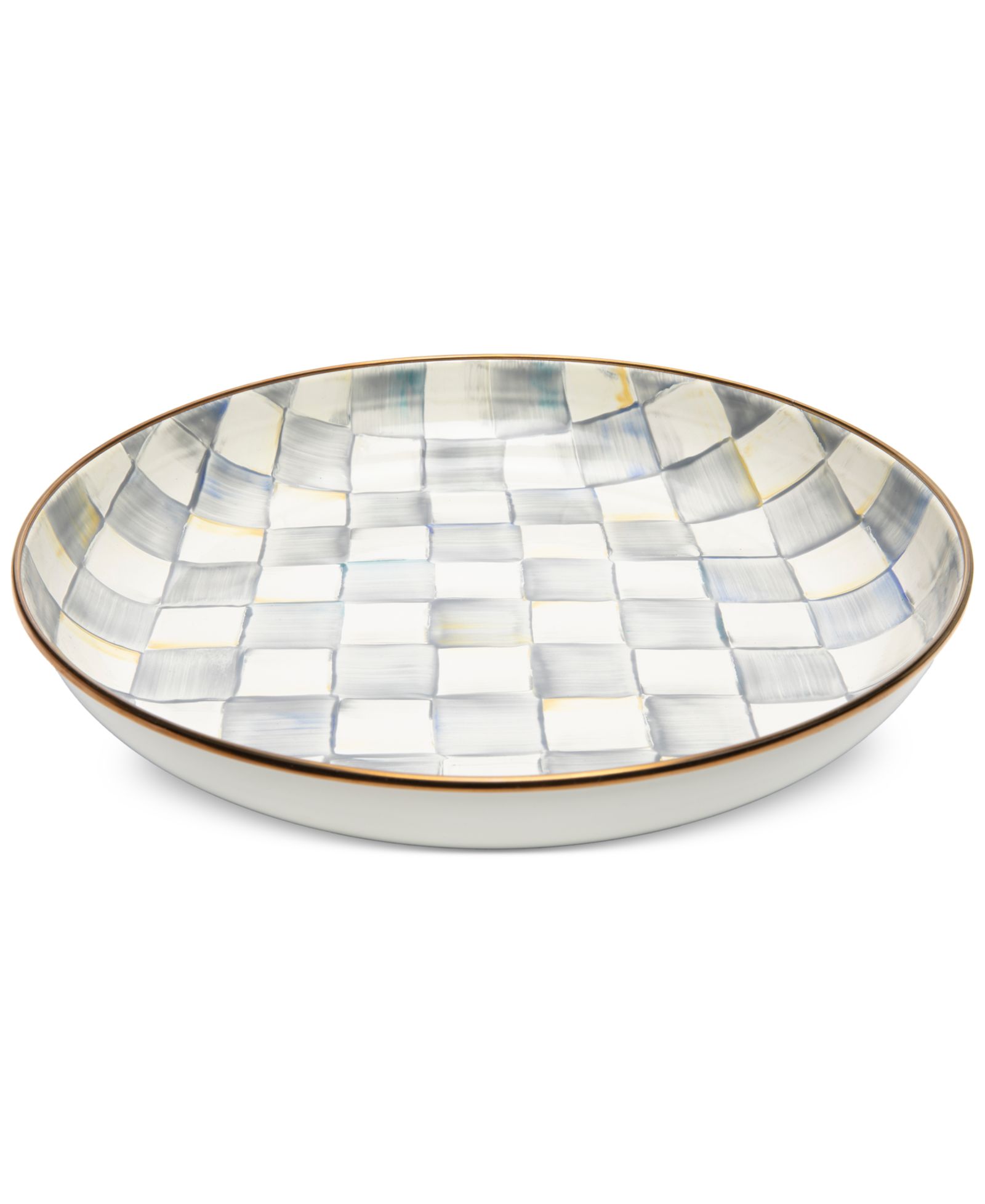 Чаша MacKenzie-Childs Sterling Check Abundant