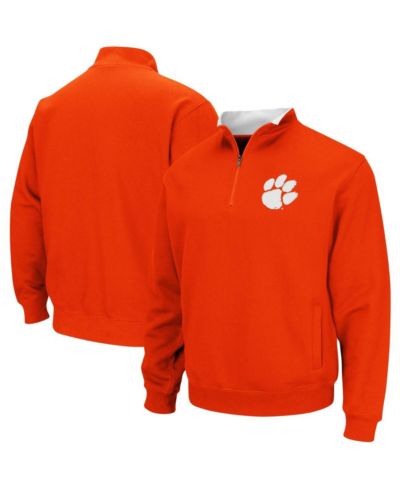 Мужская куртка Colosseum Orange Clemson Tigers Big and Tall Tortugas Quarter-Zip