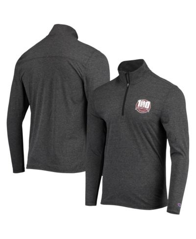 Мужская куртка Champion Heathered Black Texas A&M Aggies 12th Man Centennial Field Day Quarter-Zip
