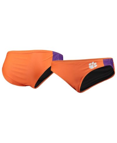 Women's FOCO Orange Clemson Tigers Wordmark Bikini Bottom