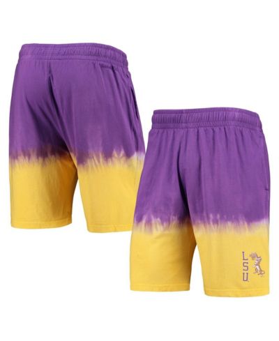 Мужские шорты Mitchell & Ness LSU Tigers Tie-Dye, Purple, Gold