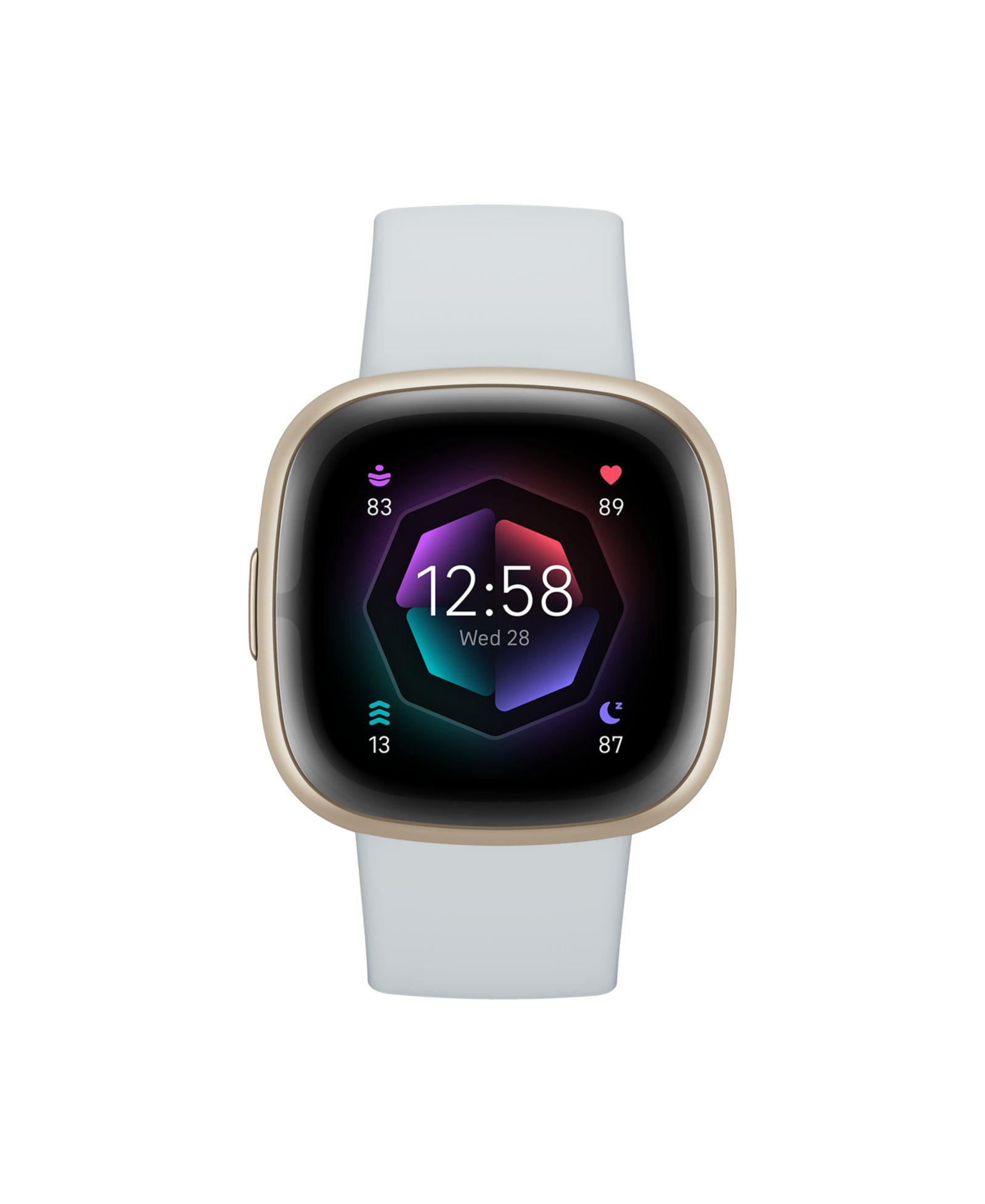 Fitbit Sense 2 Blue Mist Soft Gold-Tone смарт-часы, 39 мм