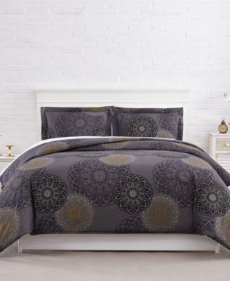 Southshore Fine Linens Комплект из 3 предметов с покрывалом Midnight Floral, King