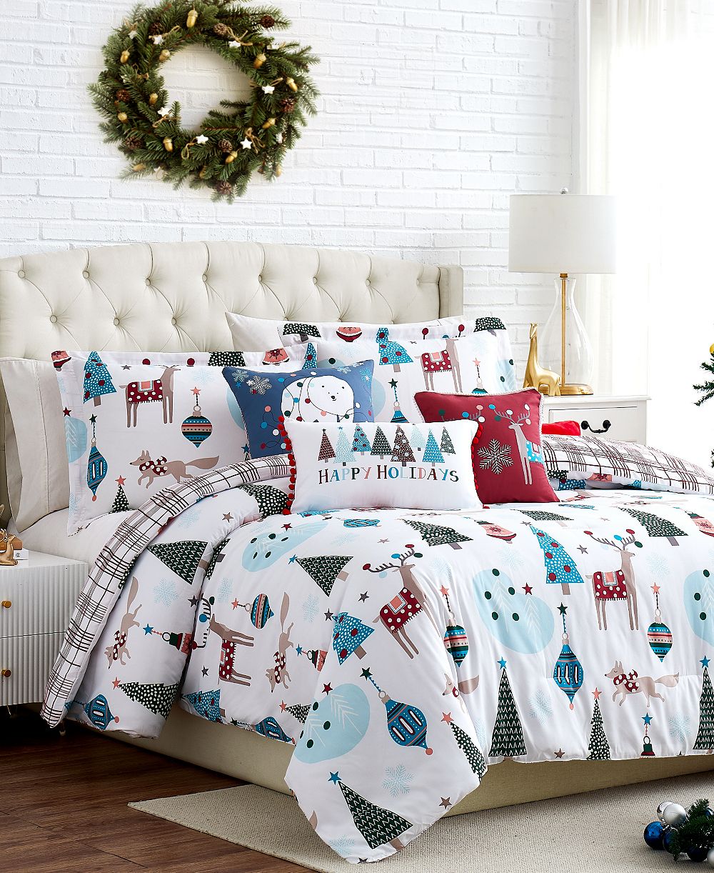 Southshore Fine Linens Winter Wonderland Reversible 6-Pc. Comforter Set, Full/Queen