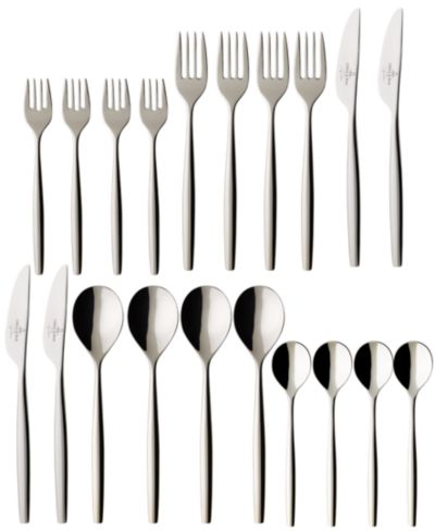 Villeroy & Boch Metro Chic Stainless Steel 20 Pc. Flatware Set, Service For 4