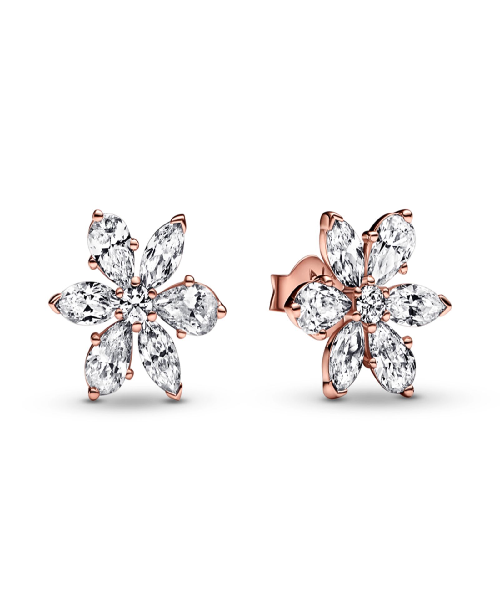 Серьги-гвоздики Pandora Sparkling Herbarium Cluster