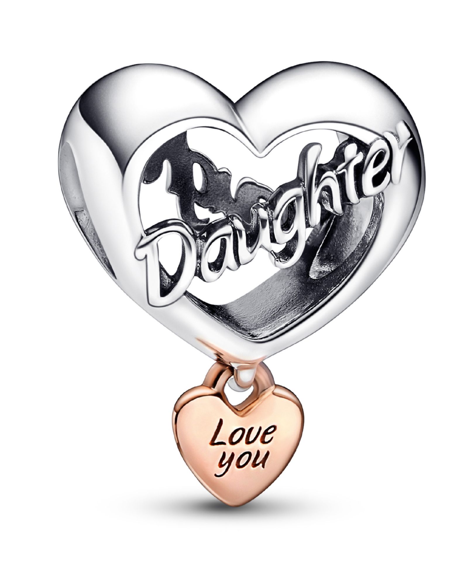 Pandora Sterling Silver Love You Heart Charm