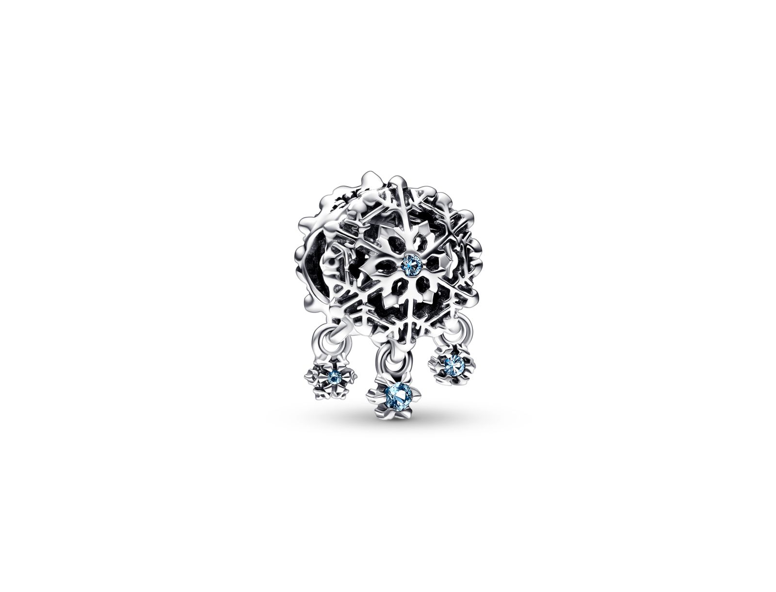 Подвеска Pandora Crystal Stone Icy Snowflake Drop