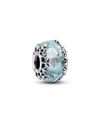 Pandora шарм Winter Snowflake из стерлингового серебра Murano