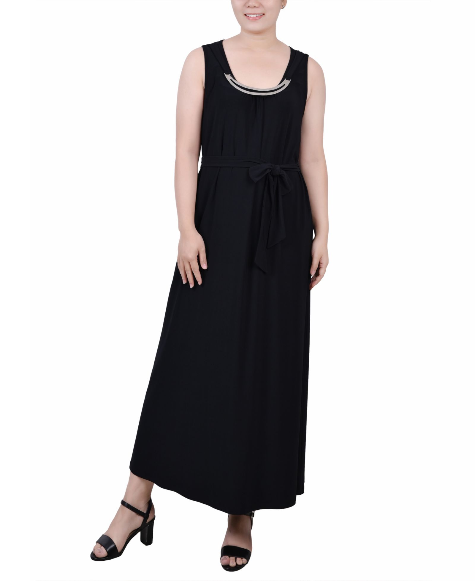 NY Collection Petite Платье без рукавов длиной до щиколотки