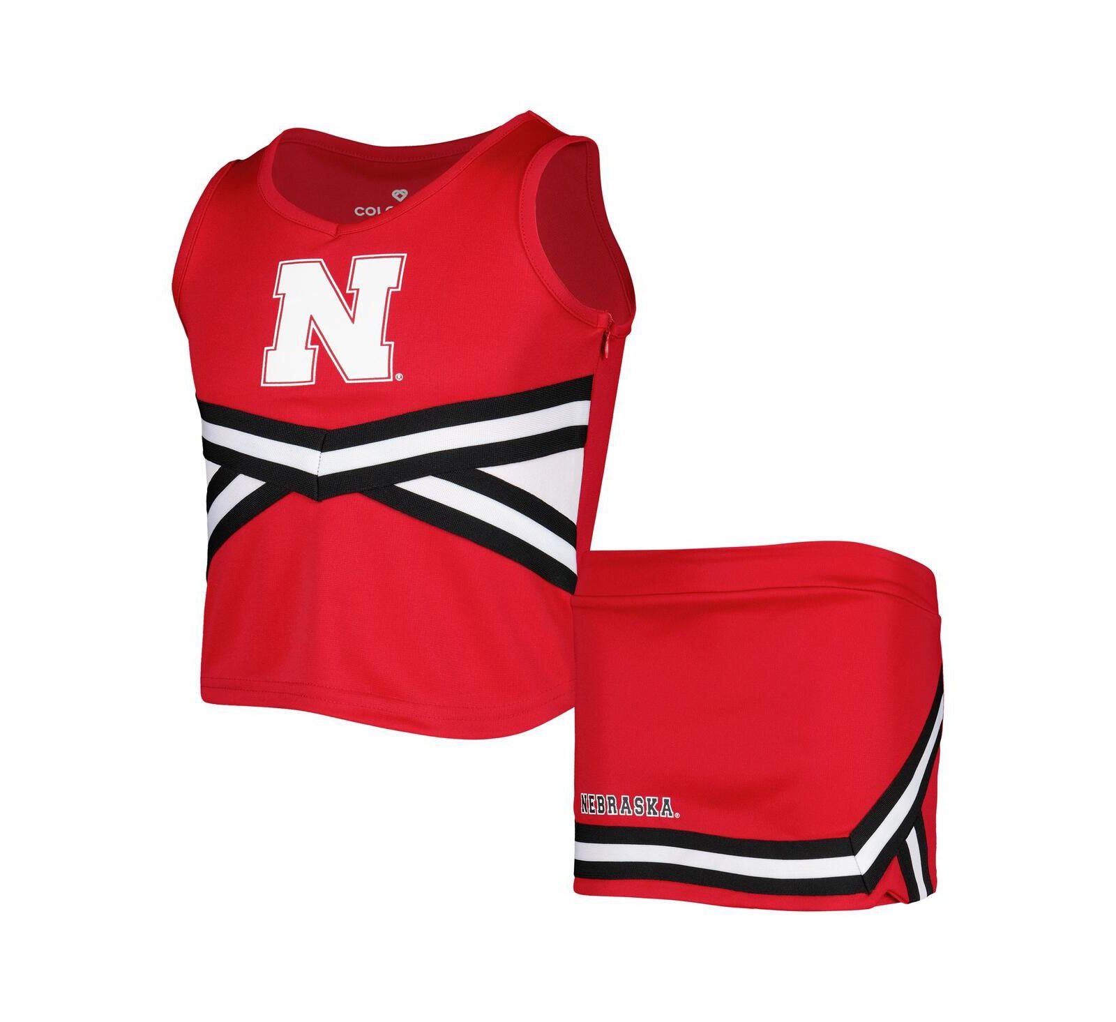 Детский набор Colosseum Scarlet Nebraska Huskers Carousel Cheerleader