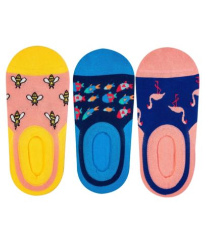 Женские носки Love Sock Company No-Show W-Cotton Novelty, 3 шт