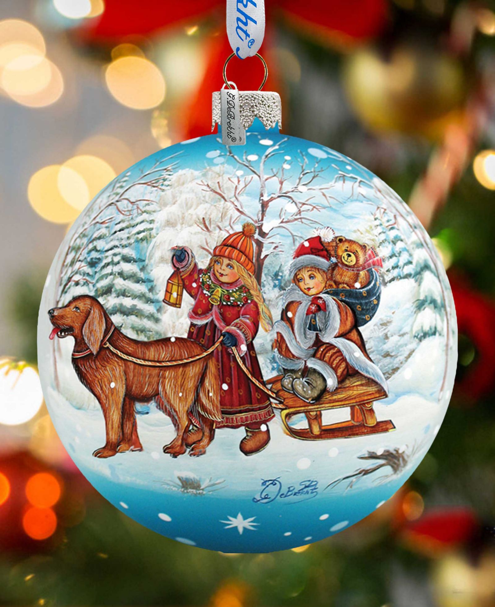 Детское праздничное украшение G.DeBrekht Winter Ball