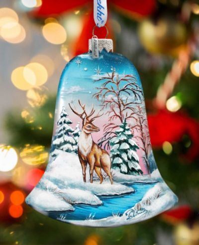 Праздничное украшение G.DeBrekht Winter Deer Bell