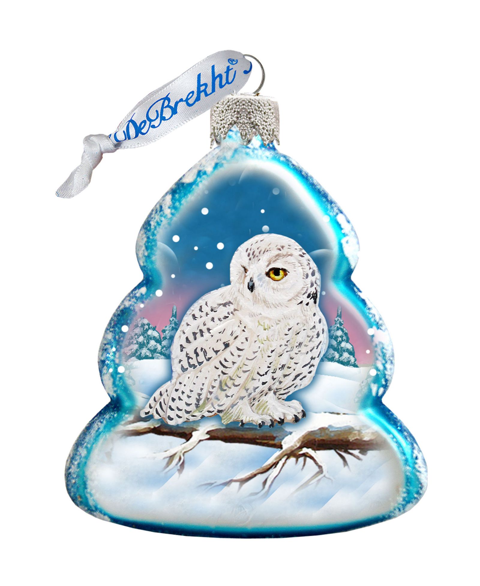 Елочное украшение Designocracy Owl Mercury Holiday