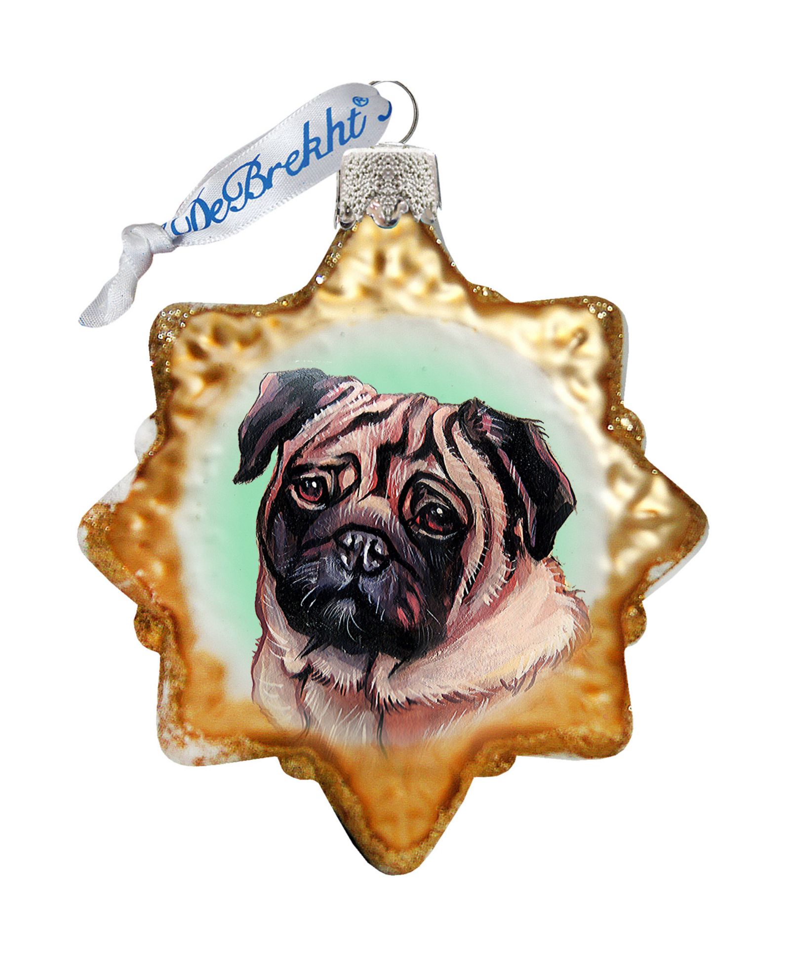 Елочное украшение Designocracy Cute Pug Mercury