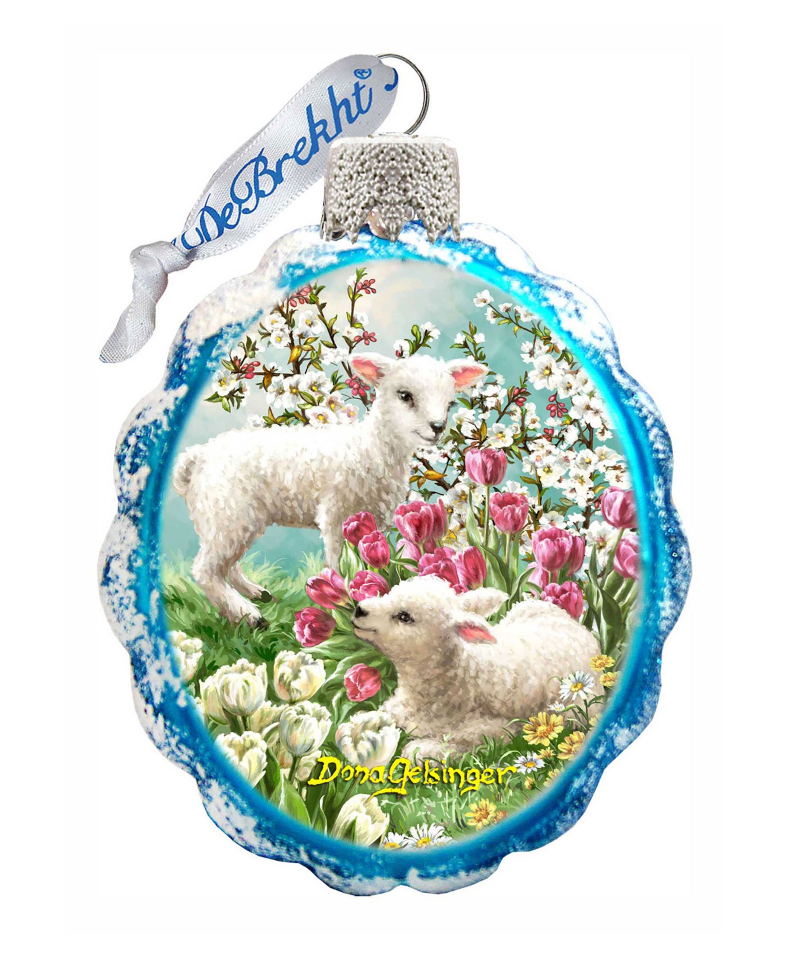 Декоративное украшение Designocracy Holiday Lambs Mercury