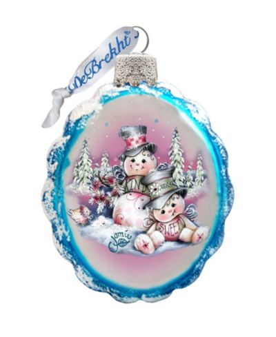Праздничное украшение Designocracy Snowman Mercury