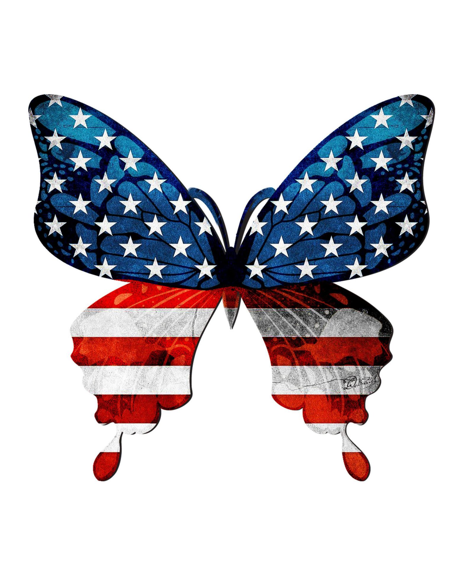 Декор для двери Designocracy USA Butterfly Holiday