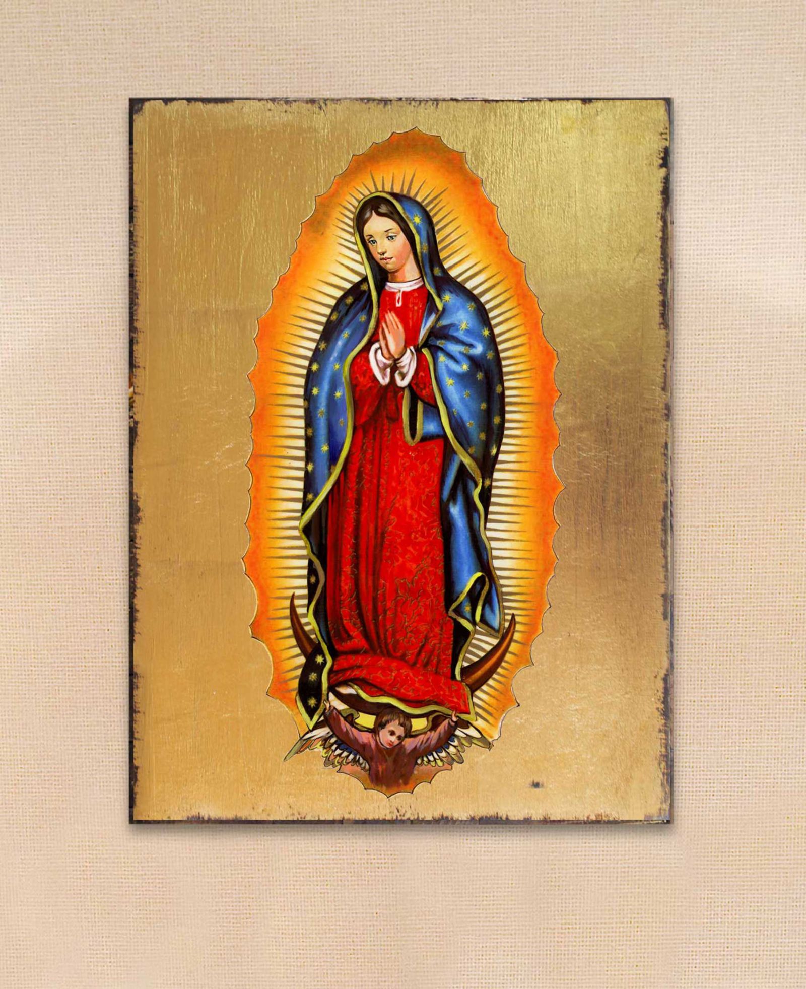G.DeBrekht Религиозные монастырские иконы Lady of Guadalupe Holiday