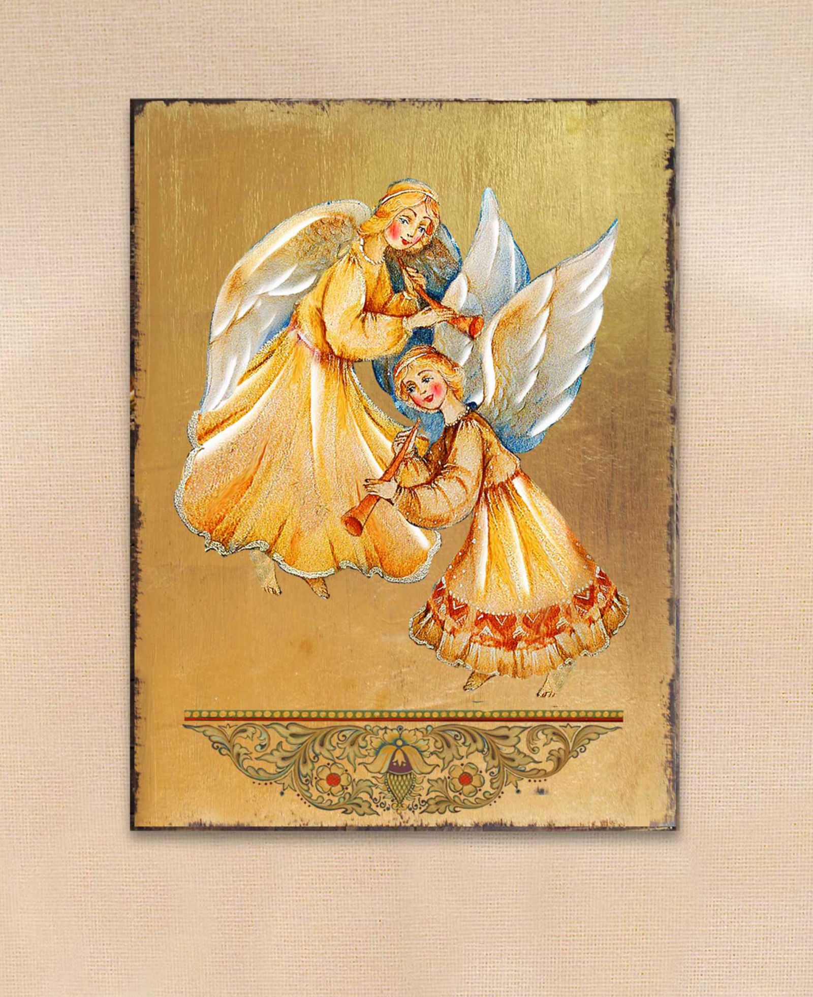 Религиозные иконы G.DeBrekht Angels Watching Over You Holiday Monastery Icons